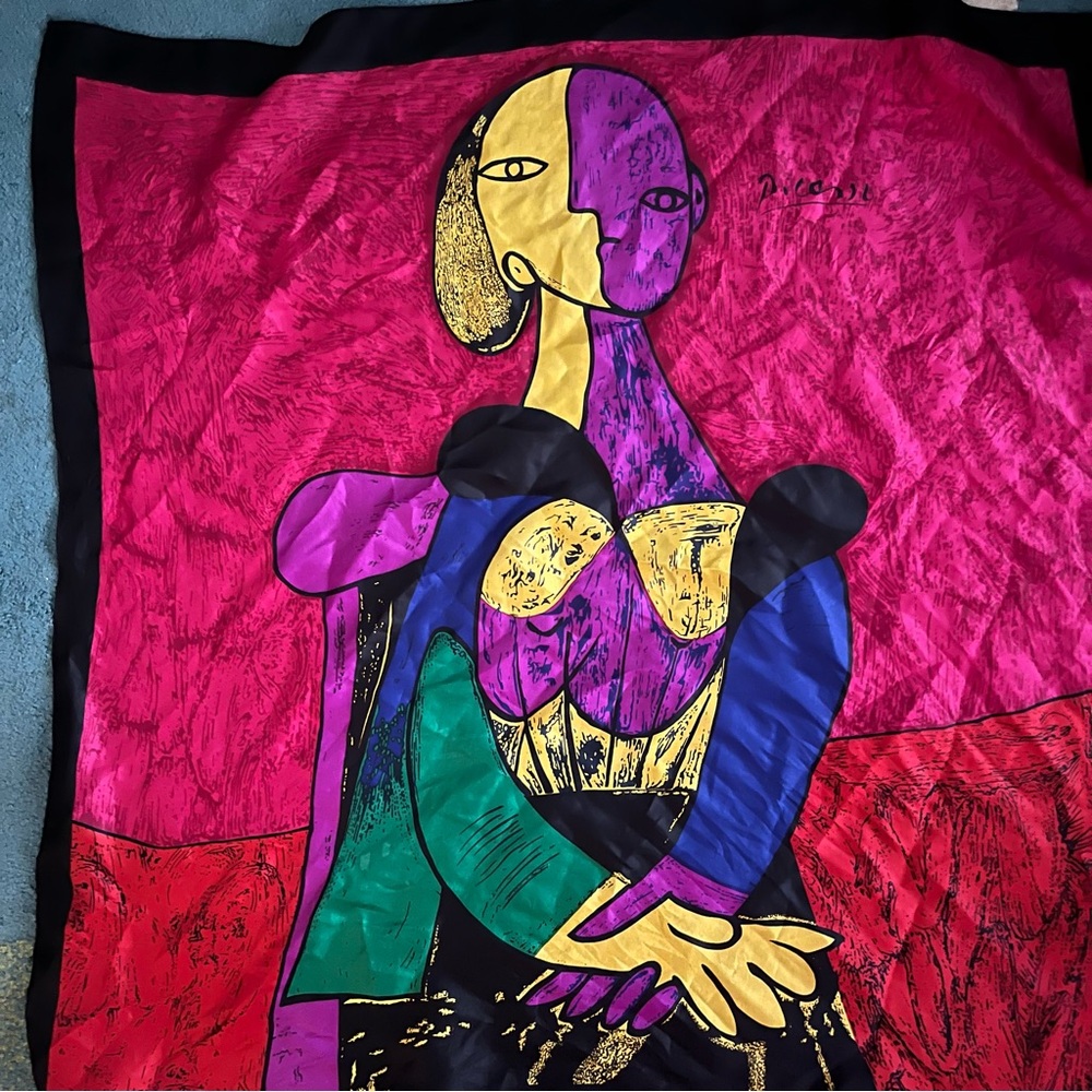 Colorful Abstract Art Picasso Scarf